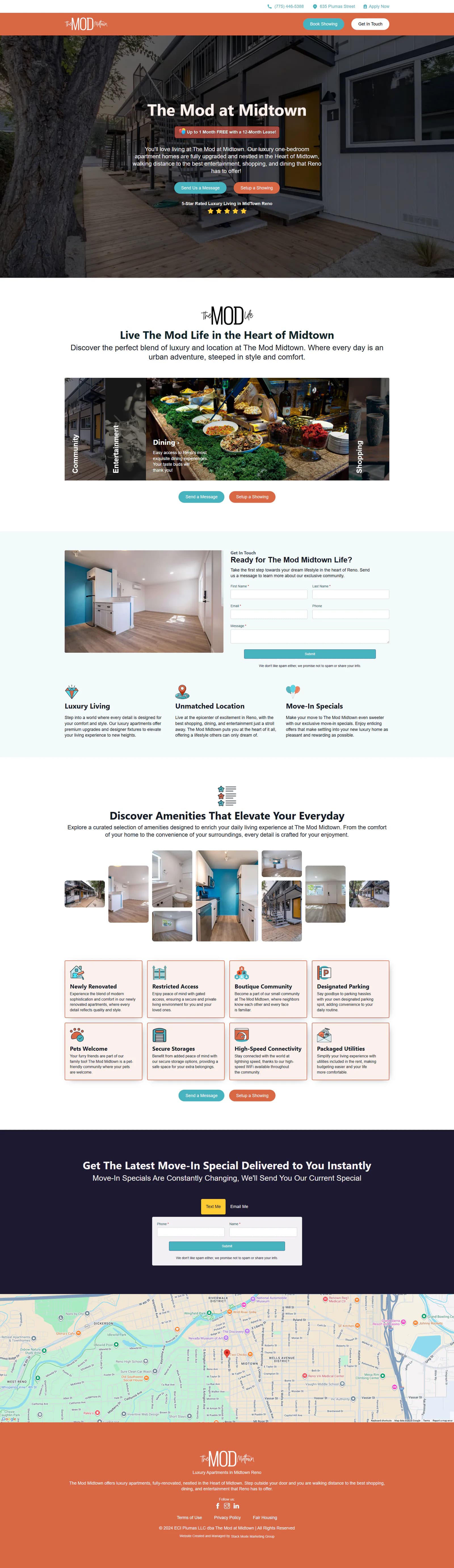 Mod at Midtown home page