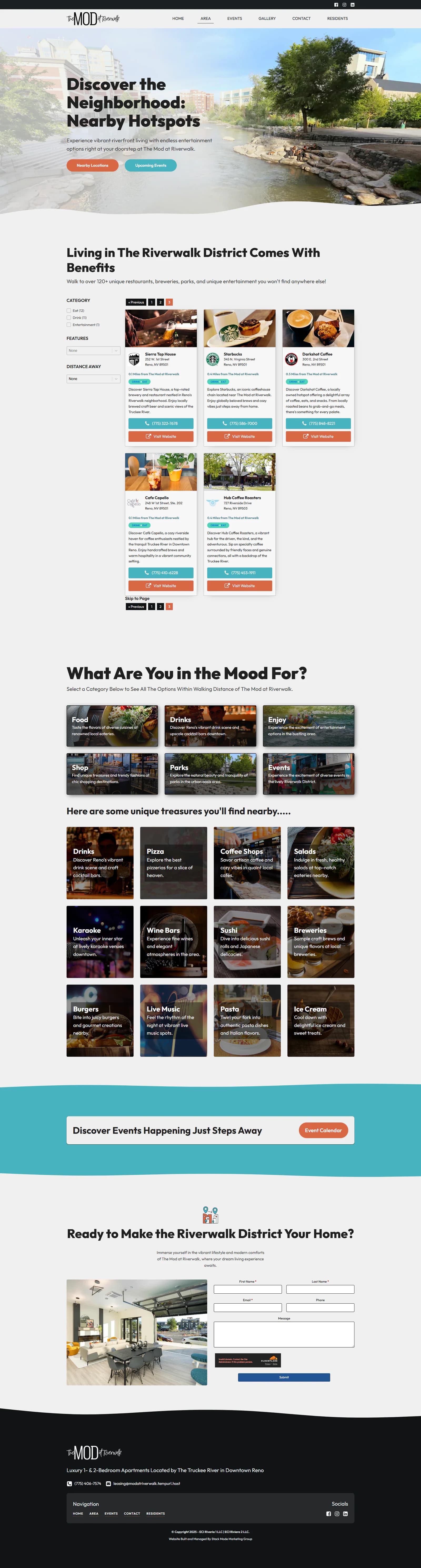 Mod at Riverwalk area page