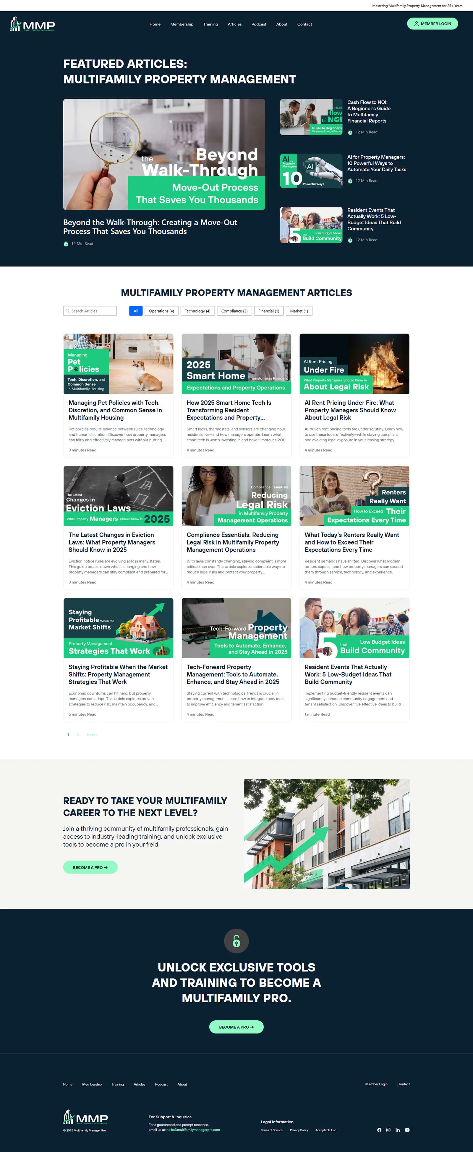 Multifamily Manager Pro articles page