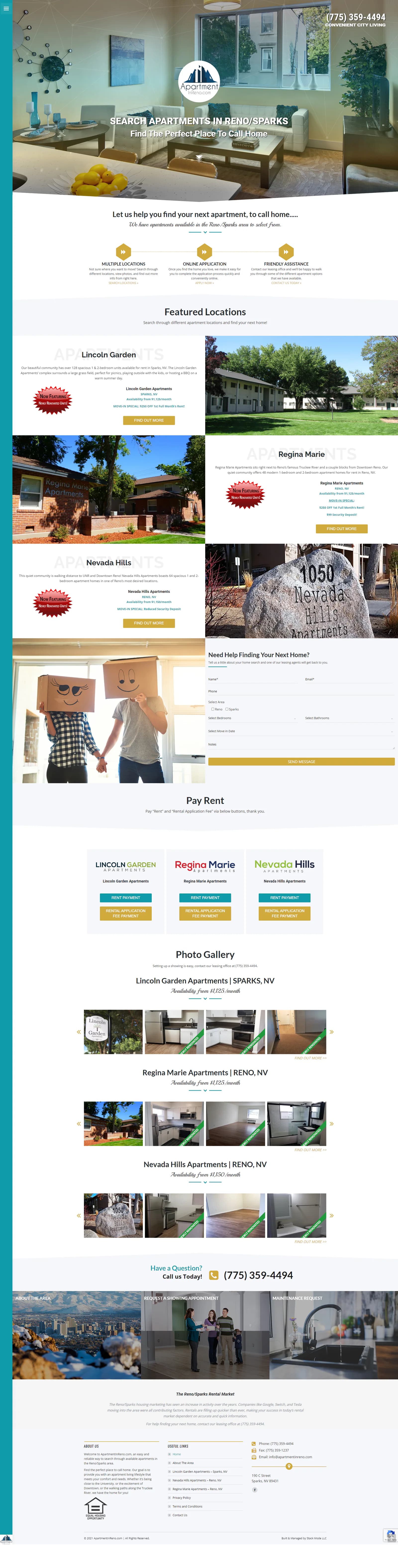 Myan Management Group website by Stack Mode
