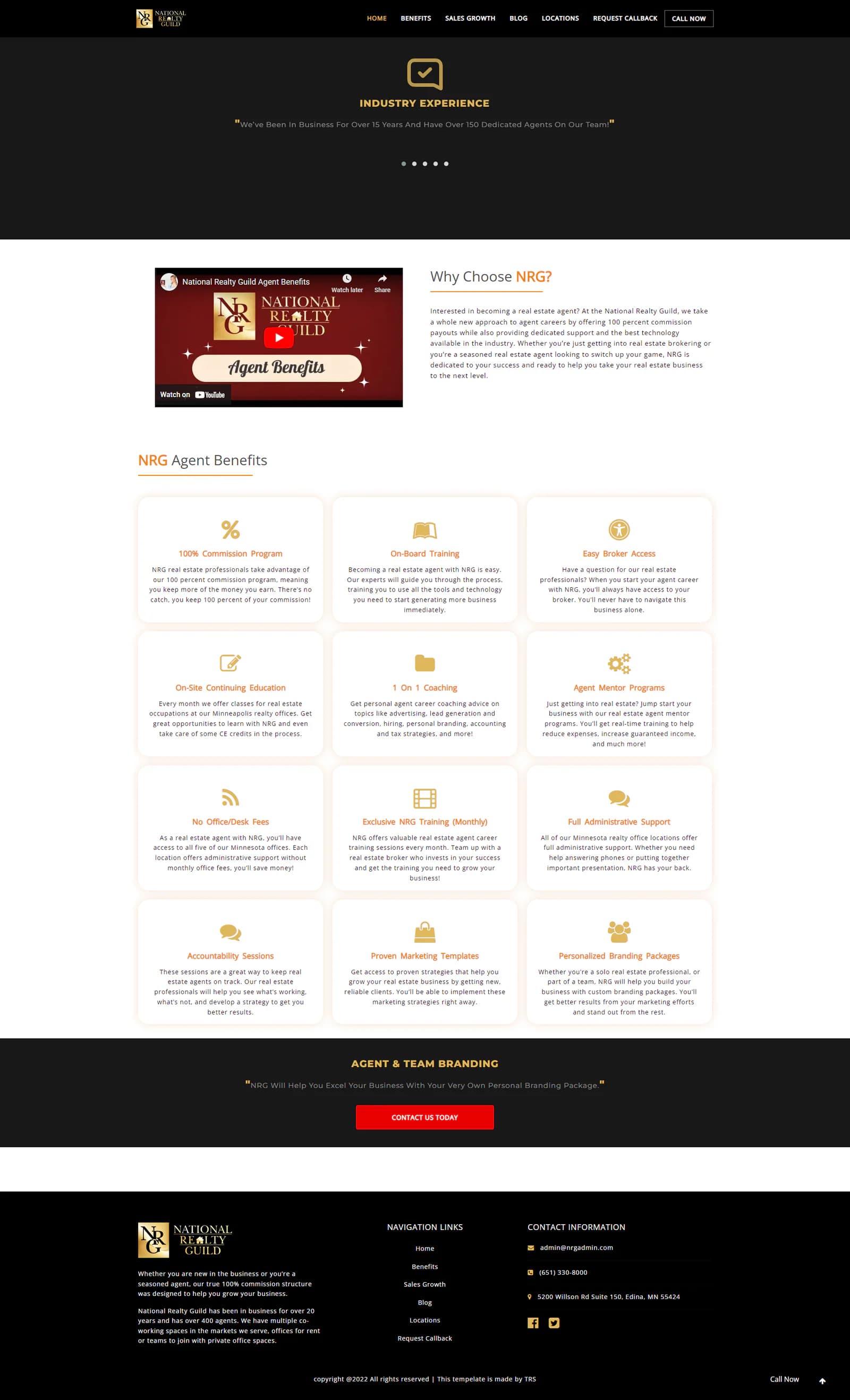 National Realty Guild benefits page