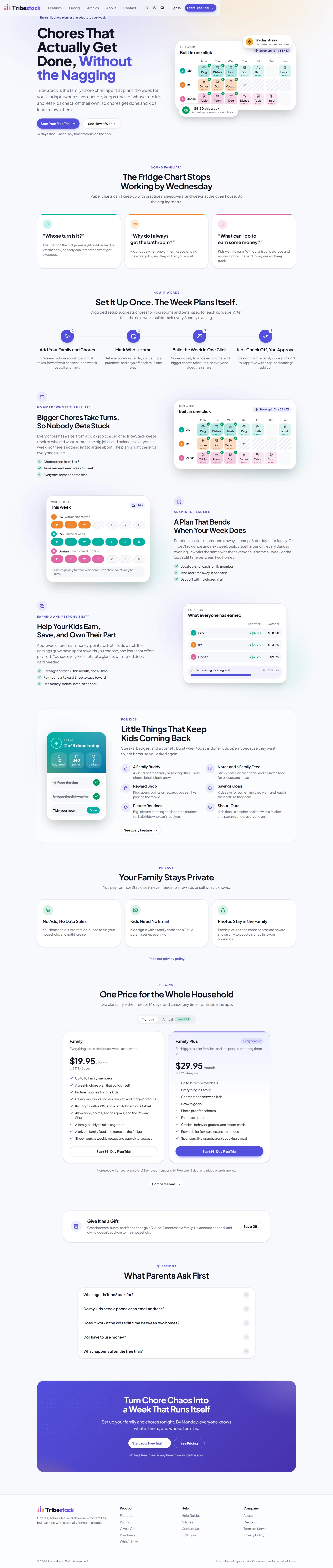 TribeStack home by Stack Mode
