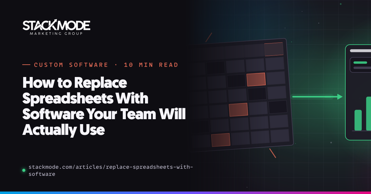 How to Replace Spreadsheets With Software (Step by Step)