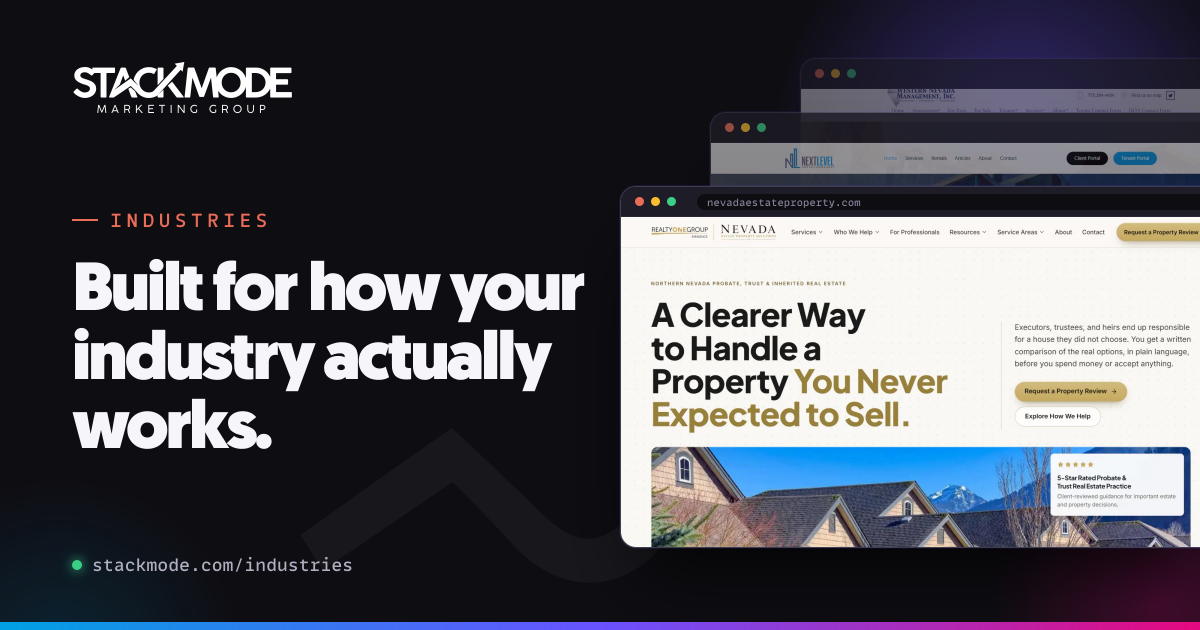 Industries We Build Websites and Software For | Stack Mode