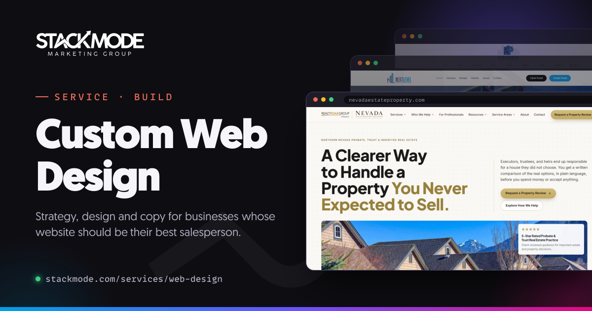 Custom Web Design That Brings In Customers | Stack Mode