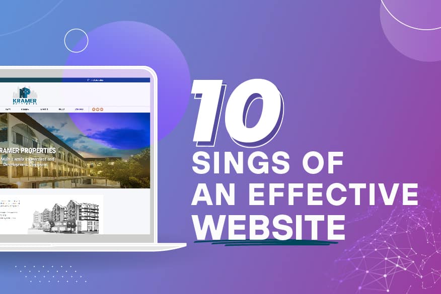 10 sings of an effective website.