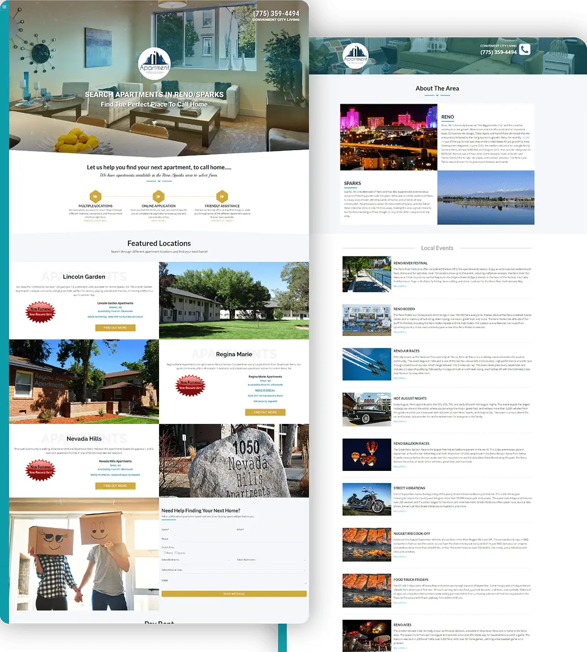Portfolio Snapshot of Myan Management Website