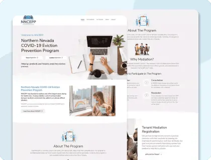 Web Design Project Snapshot for NNCEPP