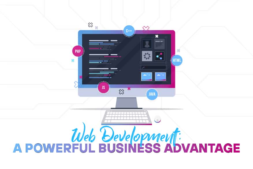 Web development a powerful business advantage.