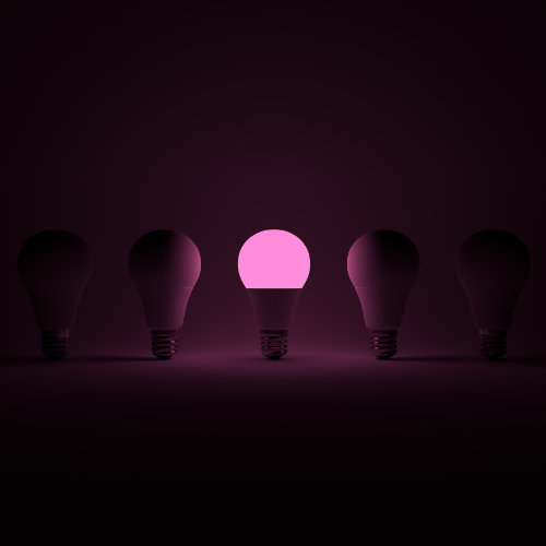 Innovative light bulbs representing creativity and innovation in marketing strategies.