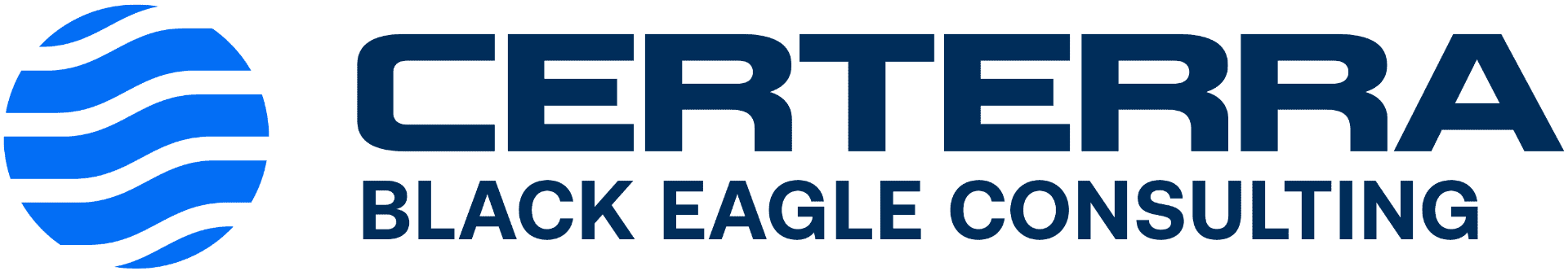 CERTERA Black Eagle Consulting logo with blue stylized eagle graphic and bold text, representing professional consulting services in strategic management and business solutions.
