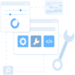 A professional digital marketing team analyzing website performance with data analytics tools for improved online visibility.