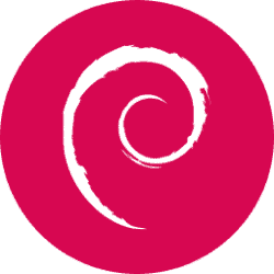 Elegant white swirl logo on a vibrant magenta background representing innovative design and creative marketing services by Stack Mode Marketing Group.
