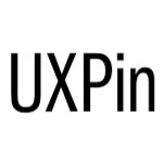 UXPin branding logo with clean, modern typography for digital product design and user experience development.