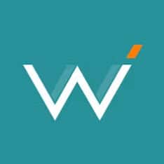 Elegant white 'W' logo with orange accent on teal background, representing Stack Mode Marketing Group's branding and digital marketing expertise.